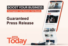 Load image into Gallery viewer, Guaranteed Publication - Press Release in SME Today business magazine