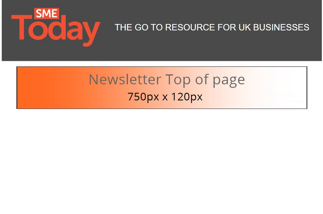 SME Today Newsletter Banner Ad. Top of Page.